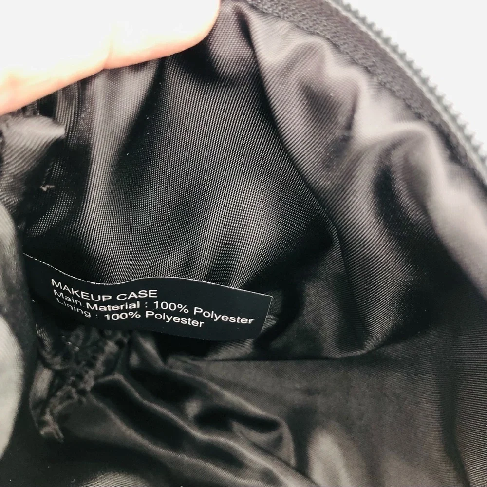GODASHDOT - UNISEX GRAY MAKEUP BAG NWT